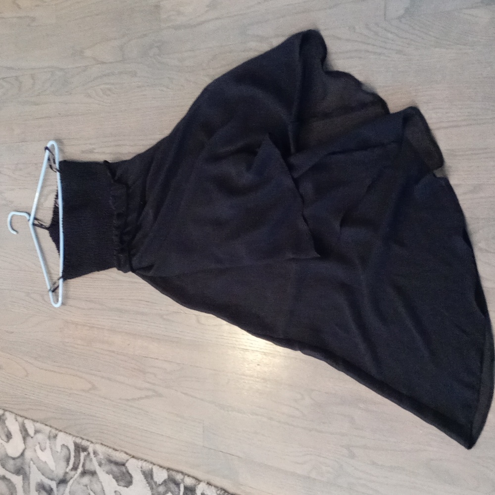 Guess dress size medium high low ruched strapless top